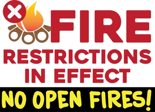 Fire Restrictions In Effect Town-Wide