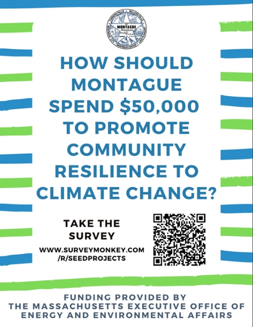 Town of Montague Seeks Community Input on Climate-Resilience Seed Project Concepts