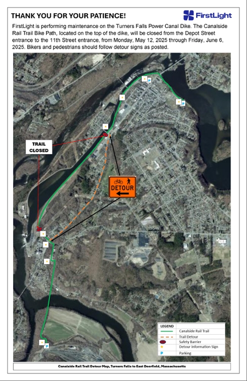 DCR Recreational Advisory: Canalside Rail Trail