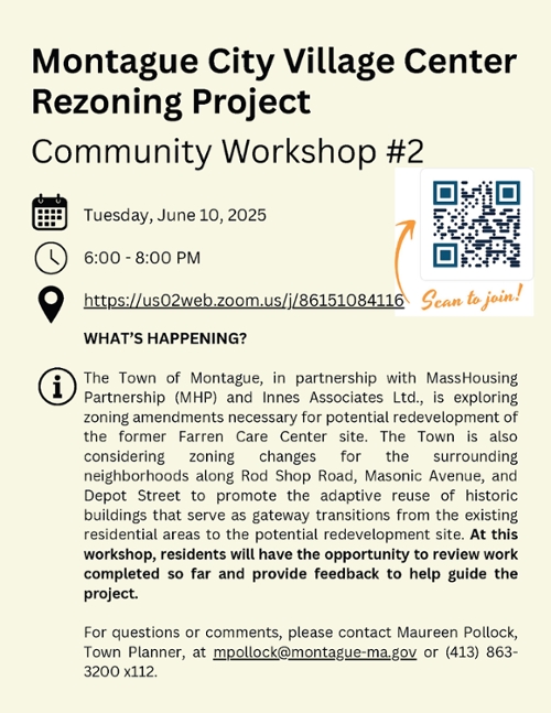 Montague City Village Center Rezoning Project