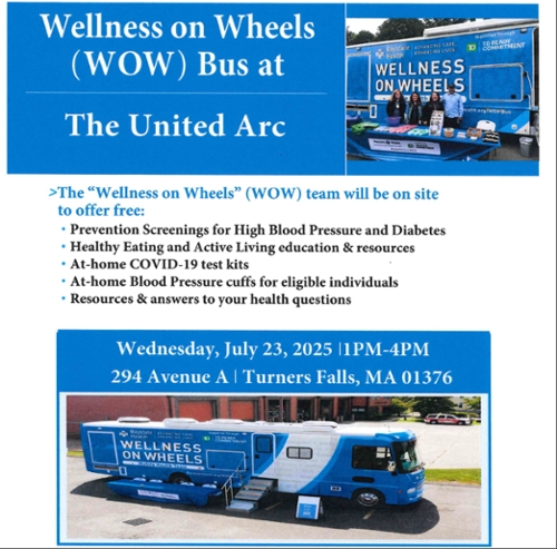 Wellness on Wheels (WOW) Bus at United Arc