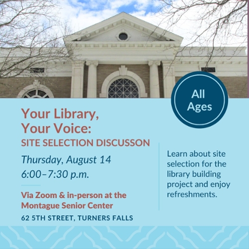 August 14 Public Libraries Main Branch Project Community Meeting