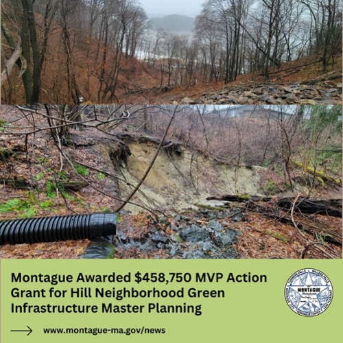 Montague Awarded $458,750 MVP Action Grant for Hill Neighborhood Green Infrastructure Master Planning