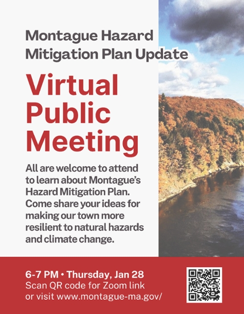 Town of Montague Invites Public to Participate in Hazard Mitigation Plan Update